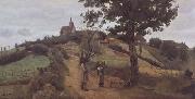Jean Baptiste Camille  Corot Saint-Andre en Morvan (mk11) oil painting artist